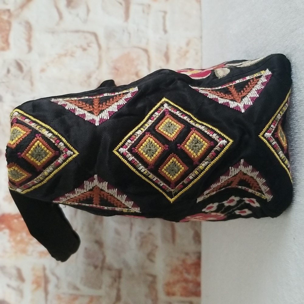 New Johnny Was Lilith Quilted Satin Tote - Picture 5 of 14